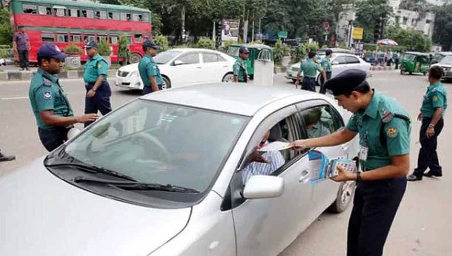 ট্রাফিক আইন লঙ্ঘনে দুদিনে ৩১৬৪ মামলা